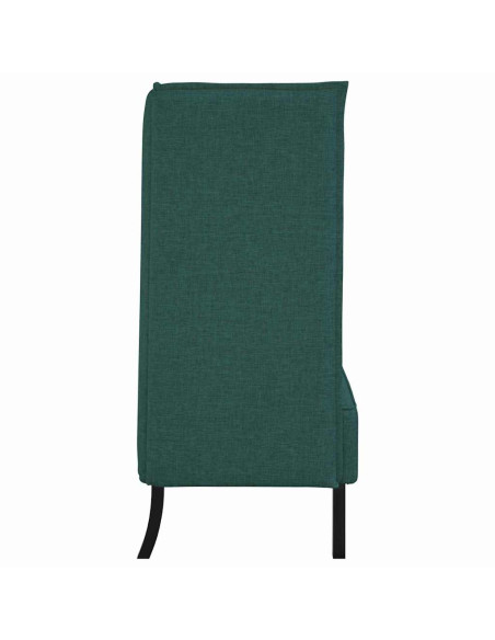 Divano alto 101cm Verde scuro Tessuto