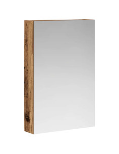 Mobiletto per specchio da bagno con lo scaffale Legno vecchio 2