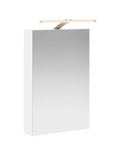 Mobiletto per specchio da bagno Bianco 40 x 10,5 x 60,5 cm 2