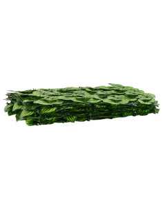 Schermo per balcone con foglie Verde e Giallo 500 x 150 cm 2