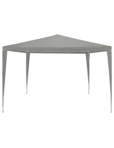 Tenda Party Grigio chiaro 300 x 300 x 255 cm PE e Acciaio 2