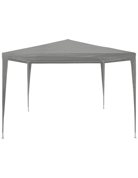 Tenda Party Grigio chiaro 300 x 300 x 255 cm PE e Acciaio