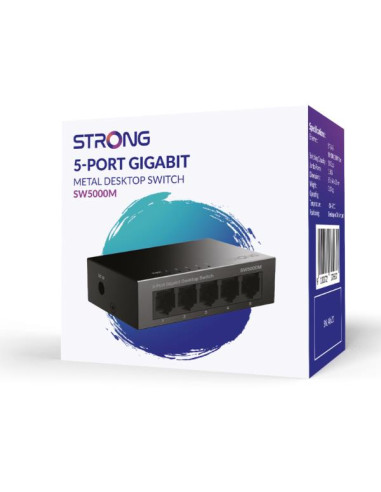 SWITCH 5 PORTE GIGABIT METAL