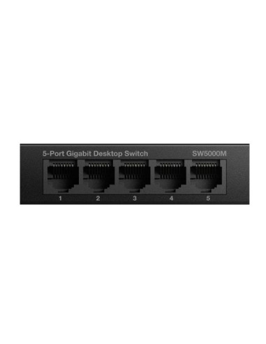 SWITCH 5 PORTE GIGABIT METAL