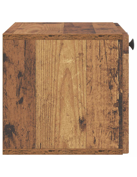 Mobile Porta TV da Muro Legno antico 59,5 x 31 x 30 cm