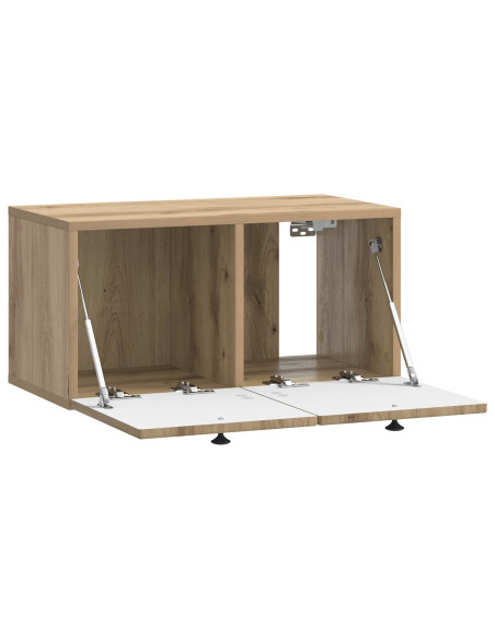Mobile Porta TV da Muro Rovere Artigianale 59,5 x 31 x 30 cm