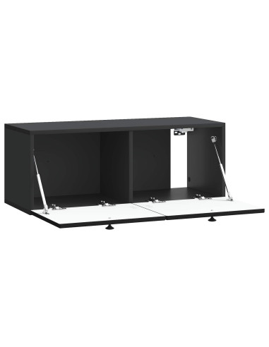 Mobile Porta TV da Muro Nero 78,5 x 31 x 30 cm