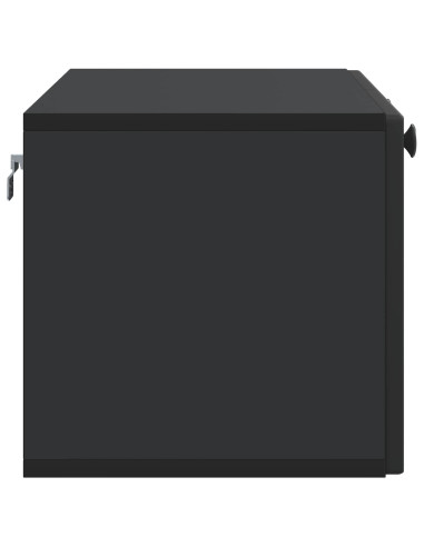 Mobile Porta TV da Muro Nero 78,5 x 31 x 30 cm