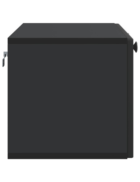 Mobile Porta TV da Muro Nero 78,5 x 31 x 30 cm
