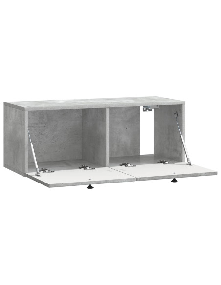 Mobile Porta TV da Muro Grigio Cemento 78,5 x 31 x 30 cm