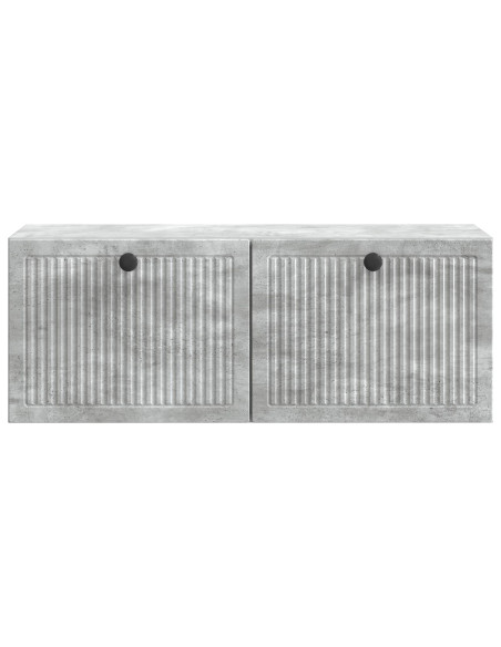Mobile Porta TV da Muro Grigio Cemento 78,5 x 31 x 30 cm