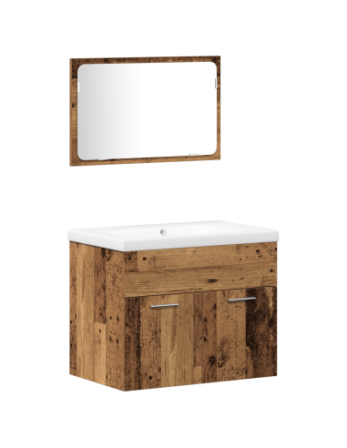 Set di Storage Montaggio a parete 4 pcs Legno multistrato