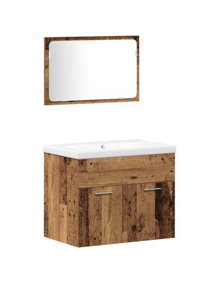 Set di Storage Montaggio a parete 4 pcs Legno multistrato
