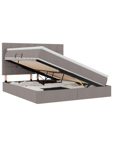 Letto con contenitore e LED Talpa 160 x 200 cm Poliestere