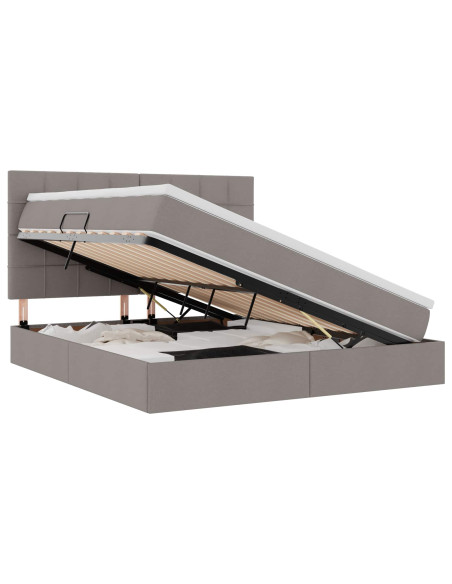Letto con contenitore e LED Talpa 160 x 200 cm Poliestere