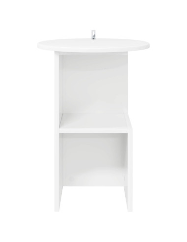 Tavolo laterale Bianco Ø 39,5 x 55 cm Legno ingegnerizzato