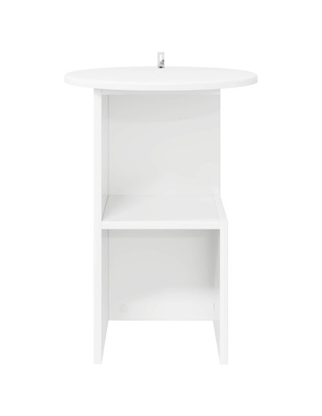 Tavolo laterale Bianco Ø 39,5 x 55 cm Legno ingegnerizzato