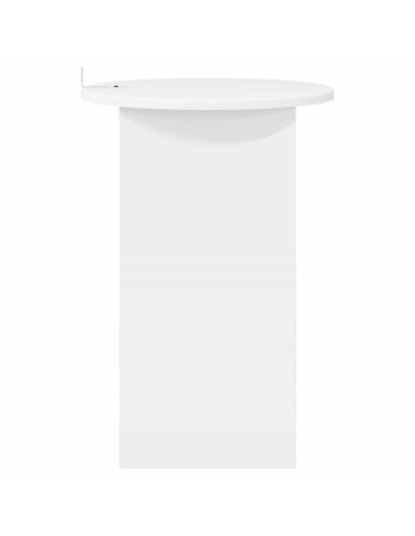 Tavolo laterale Bianco Ø 39,5 x 55 cm Legno ingegnerizzato