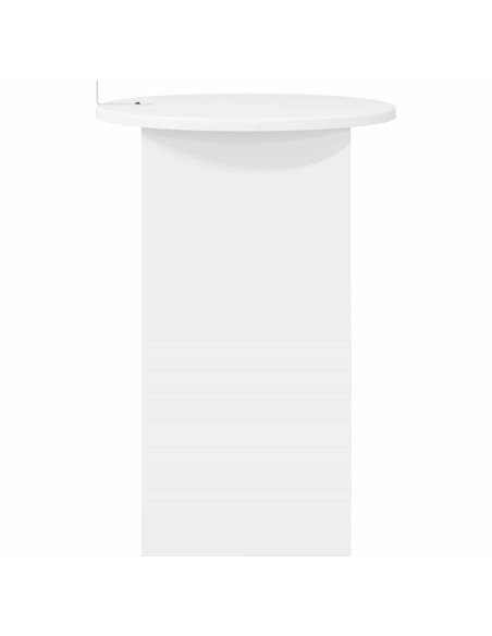 Tavolo laterale Bianco Ø 39,5 x 55 cm Legno ingegnerizzato