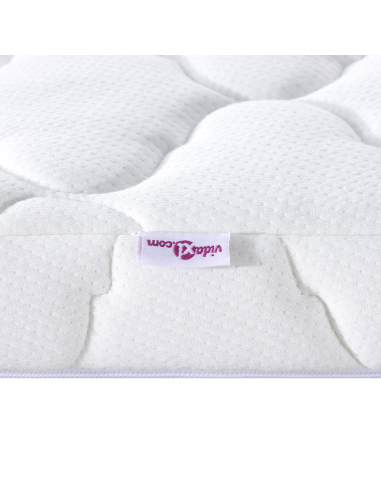 Topper al cocco Bianco 70 x 200 cm Tessuto Jacquard