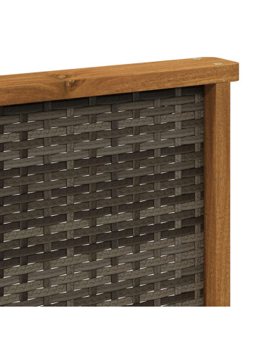 Set divano sezionale 6 pcs Naturale Legno di Acacia Massello