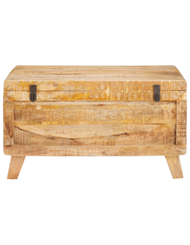 Scatola di Stoccaggio 70 x 35 x 40 cm legno massello di mango