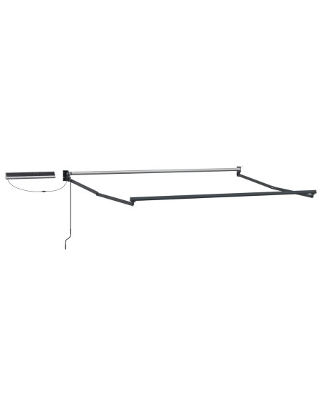 Tettuccio Elettrico Retrattile Rosso e Bianco 3 x 2,5 m