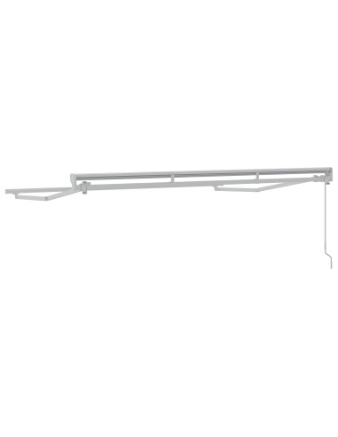 Telaio di tenda manuale Regolabile Bianco 3 x 2,5 m Acciaio