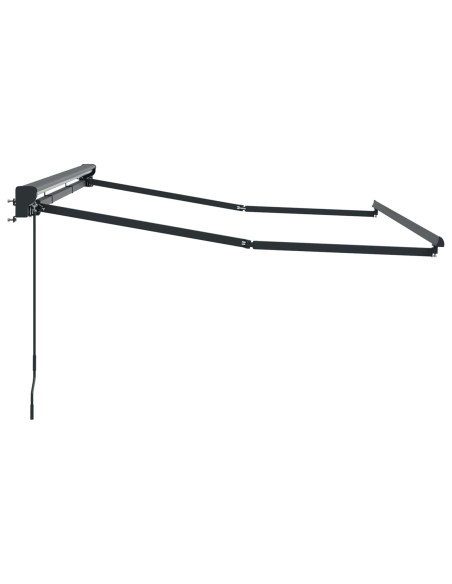 Telaio di tenda manuale Regolabile Antracite 2,5 x 2 m Acciaio