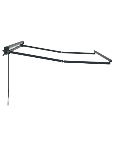 Telaio di tenda manuale Regolabile Antracite 3,5 x 2 m Acciaio