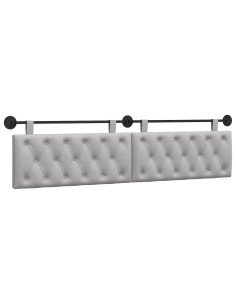 Testata appesa Grigio Nuvola 210 x 55 x 7 cm Tessuto 2