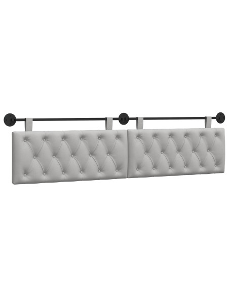 Testata appesa Grigio Nuvola 210 x 55 x 7 cm Tessuto