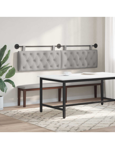 Testata appesa Grigio Nuvola 210 x 55 x 7 cm Tessuto