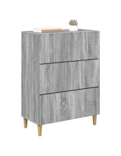 Mobile con Cassetti Grigio Sonoma 66 x 34,5 x 90 cm 2