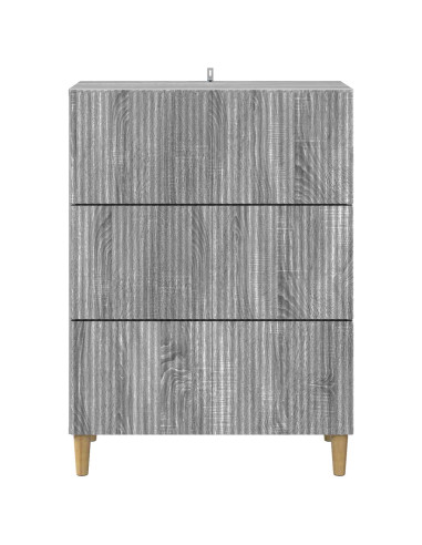 Mobile con Cassetti Grigio Sonoma 66 x 34,5 x 90 cm