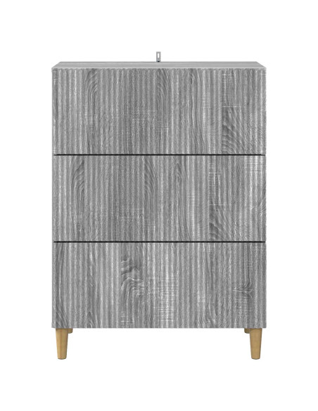 Mobile con Cassetti Grigio Sonoma 66 x 34,5 x 90 cm