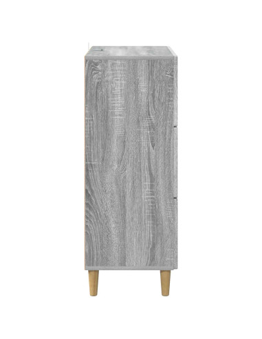 Mobile con Cassetti Grigio Sonoma 66 x 34,5 x 90 cm