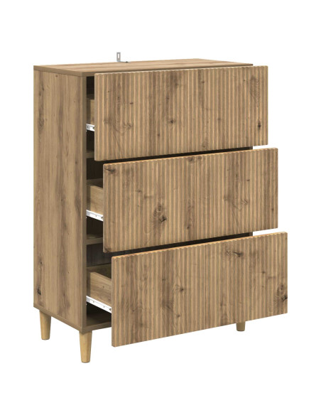 Mobile con Cassetti Rovere Artigianale 66 x 34,5 x 90 cm