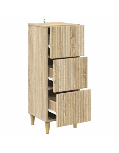 Mobile con Cassetti Rovere Sonoma 33 x 34,5 x 90 cm