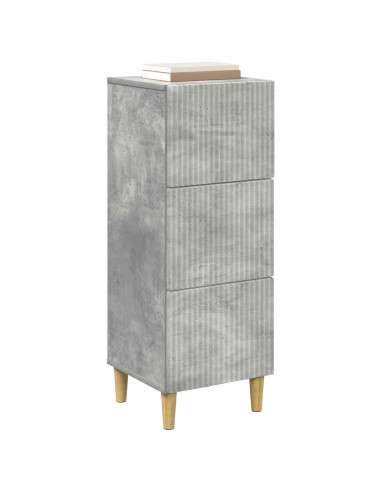 Mobile con Cassetti Grigio Cemento 33 x 34,5 x 90 cm