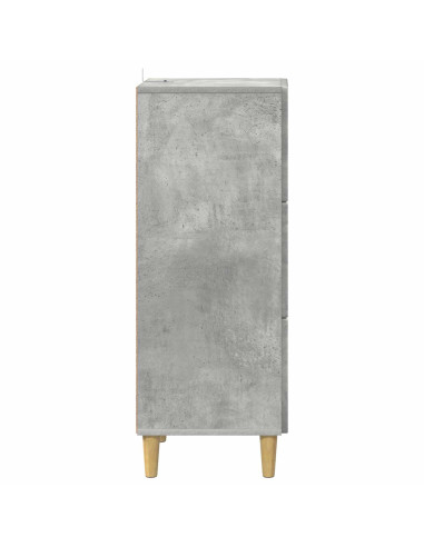 Mobile con Cassetti Grigio Cemento 33 x 34,5 x 90 cm