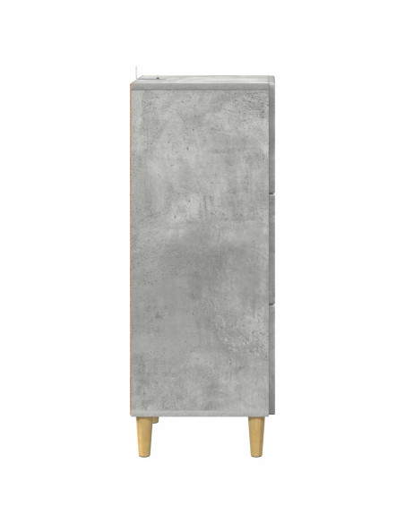 Mobile con Cassetti Grigio Cemento 33 x 34,5 x 90 cm