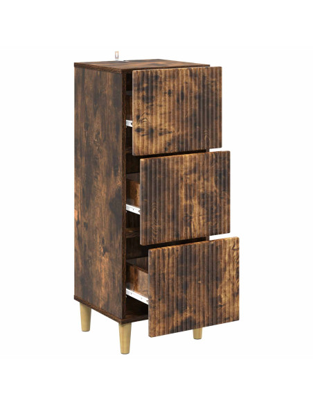 Mobile con Cassetti Rovere Fumo 33 x 34,5 x 90 cm