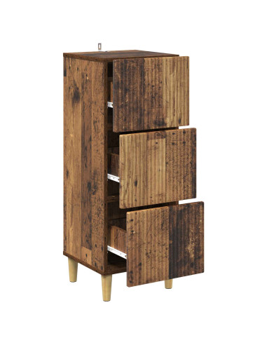 Mobile con Cassetti Legno antico 33 x 34,5 x 90 cm
