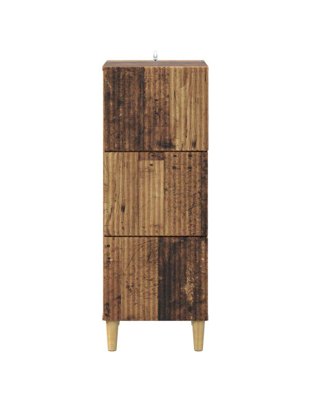 Mobile con Cassetti Legno antico 33 x 34,5 x 90 cm