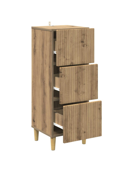 Mobile con Cassetti Rovere Artigianale 33 x 34,5 x 90 cm