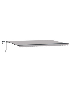 Tenda Retrattile Grigio chiaro 600 ×300 cm Tessuto 2