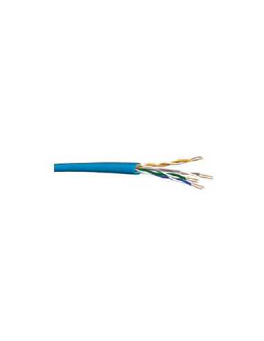 CAVO U/UTP CAT.6 ECA AZZURRO 1000M