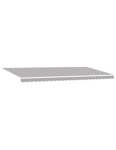 Telo di ricambio per tenda da sole Grigio chiaro 580 x 295 cm 2