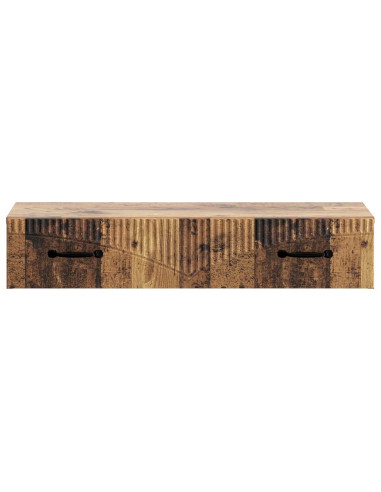 Tavolino da Parete Laterale Legno antico 87,5 x 34,5 x 17 cm